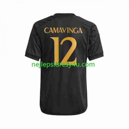 Fotbalový Dres Real Madrid Eduardo Camavinga 12 Alternativní 2023/24